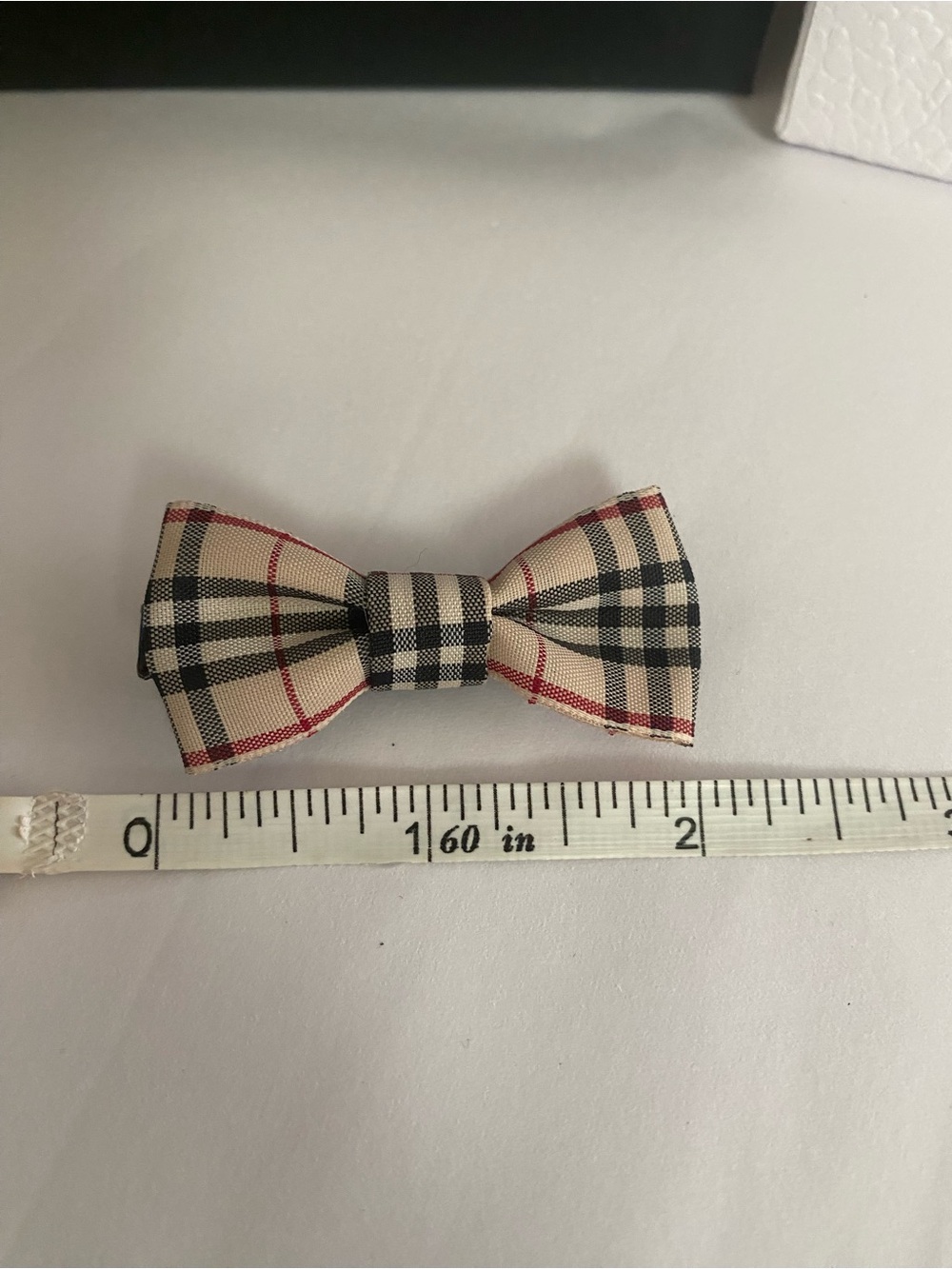 Burberry Ribbon Plaid Bow Hair Clip - Picture 4 of 4